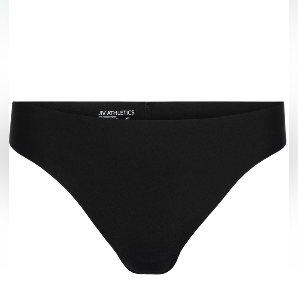 JIV Black Athletic Thong size S